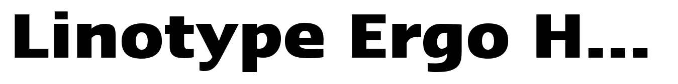 Linotype Ergo Hebrew Bold